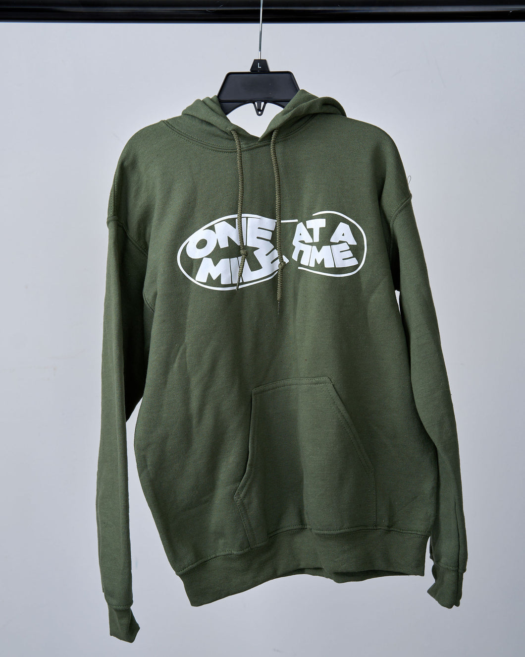 Camo Green One Mile at a Time Hoodie